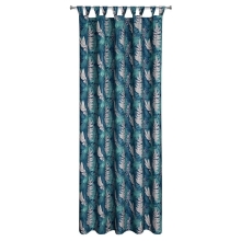 ZASŁONA GOTOWA GARDEN 9 NA SZELKACH 155 X 220 CM TURKUSOWY
