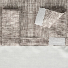 ZASŁONA GOTOWA GARDEN 10 NA SZELKACH 155 X 240 CM BRĄZOWY