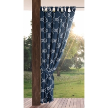 ZASŁONA GOTOWA GARDEN 14 NA SZELKACH 155 X 220 CM GRANATOWY