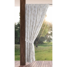 ZASŁONA GOTOWA GARDEN 12 NA TAŚMIE 155 X 200 CM KREMOWY