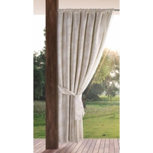ZASŁONA GOTOWA GARDEN 15 NA TAŚMIE 155 X 200 CM PUDROWY
