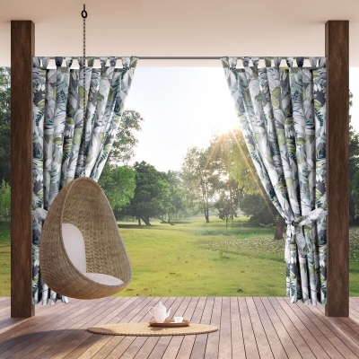 ZASŁONA GOTOWA GARDEN 20 NA SZELKACH 155 X 220 CM ZIELONY