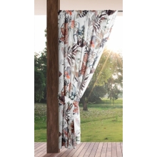 ZASŁONA GOTOWA GARDEN 21 NA TAŚMIE 155 X 200 CM BIAŁY