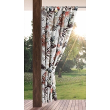 ZASŁONA GOTOWA GARDEN 21 NA SZELKACH 155 X 220 CM BIAŁY