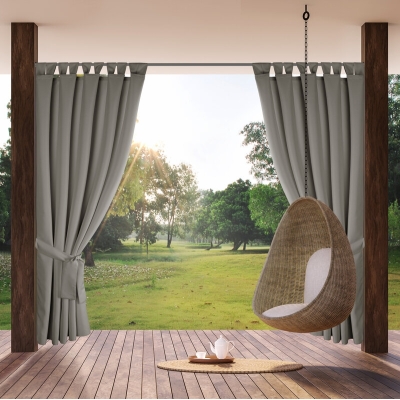 ZASŁONA GOTOWA GARDEN2 NA SZELKACH 155 X 220 CM SREBRNY
