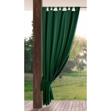 ZASŁONA GOTOWA GARDEN NA SZELKACH 155 X 200 CM CIEMNOZIELONY