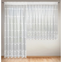 FIRANA GOTOWA DEK 400 X 160 CM BIAŁY