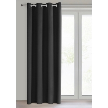 ZASŁONA GOTOWA D91 PARISA 140 X 250 CM CZARNY
