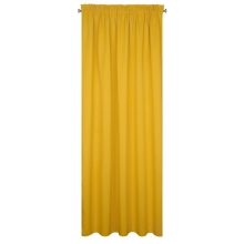 ZASŁONA GOTOWA D91 PARISA NA TAŚMIE 140 X 270 CM MUSZTARDOWY