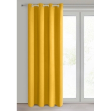 ZASŁONA GOTOWA D91 PARISA 140 X 250 CM MUSZTARDOWY