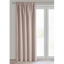 ZASŁONA GOTOWA D91 PARISA NA TAŚMIE 140 X 270 CM PUDROWY RÓŻ