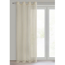FIRANA GOTOWA MIRELLA 140 X 250 CM BEŻOWY