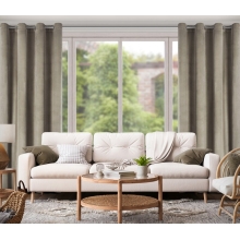 ZASŁONA GOTOWA D91 ROSA 140 X 250 CM BRĄZOWY