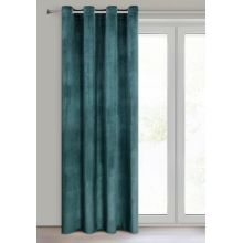 ZASŁONA GOTOWA D91 ROSA 140 X 250 CM CIEMNOTURKUSOWY