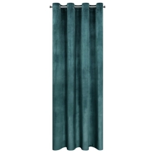 ZASŁONA GOTOWA D91 ROSA 140 X 250 CM CIEMNOTURKUSOWY
