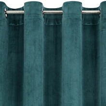 ZASŁONA GOTOWA D91 ROSA 140 X 250 CM CIEMNOTURKUSOWY