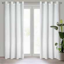 ZASŁONA GOTOWA D91 ROSA 140 X 250 CM BIAŁY