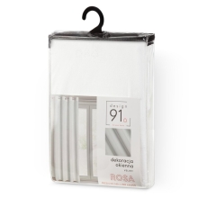 ZASŁONA GOTOWA D91 ROSA 140 X 250 CM BIAŁY