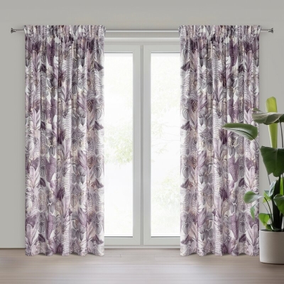 ZASŁONA GOTOWA DAVOS 2 NA TAŚMIE 140 X 270 CM BIAŁY