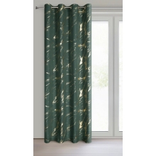 ZASŁONA GOTOWA LANI 140 X 250 CM CIEMNOZIELONY