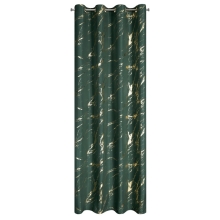 ZASŁONA GOTOWA LANI 140 X 250 CM CIEMNOZIELONY