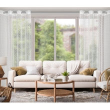 FIRANA GOTOWA ELLISSA 140 X 250 CM BIAŁY