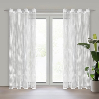 FIRANA GOTOWA MIRELLA 140 X 250 CM BIAŁY