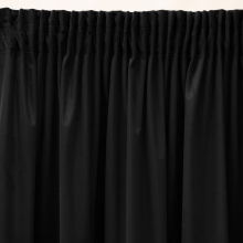 ZASŁONA GOTOWA SIBEL NA TAŚMIE 140 X 270 CM CZARNY