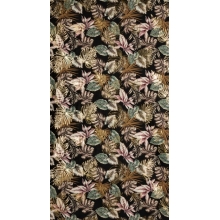 ZASŁONA GOTOWA MAROKO NA TAŚMIE 140 X 270 CM CZARNY