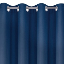 ZASŁONA GOTOWA RITA 140 X 250 CM CIEMNONIEBIESKI