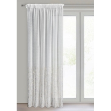 FIRANA GOTOWA MELIA NA TAŚMIE 140 X 270 CM BIAŁY