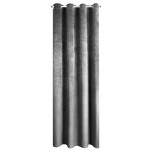 ZASŁONA GOTOWA PIERRE 140 X 250 CM STALOWY