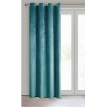 ZASŁONA GOTOWA PIERRE 140 X 250 CM TURKUSOWY