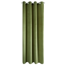 ZASŁONA GOTOWA PIERRE 140 X 250 CM CIEMNOOLIWKOWY