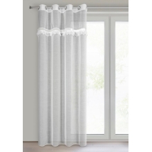 FIRANA GOTOWA KIARA 140 X 250 CM BIAŁY