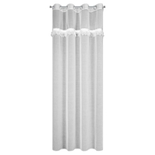 FIRANA GOTOWA KIARA 140 X 250 CM BIAŁY