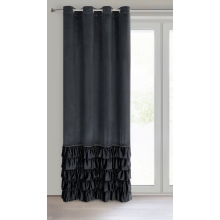 ZASŁONA GOTOWA CARLI 140 X 250 CM CZARNY