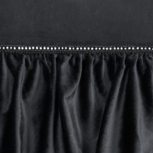 ZASŁONA GOTOWA CARLI 140 X 250 CM CZARNY