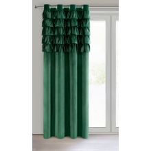 ZASŁONA GOTOWA AURA 140 X 250 CM CIEMNOZIELONY