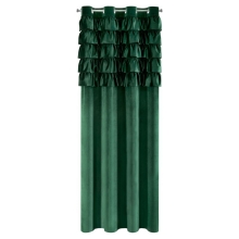 ZASŁONA GOTOWA AURA 140 X 250 CM CIEMNOZIELONY