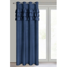 ZASŁONA GOTOWA SAMI 140 X 250 CM GRANATOWY