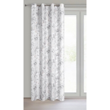 ZASŁONA GOTOWA SIENNA 140 X 250 CM SREBRNY