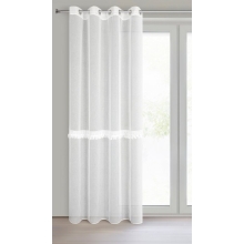 FIRANA GOTOWA ROXANA 140 X 250 CM BIAŁY