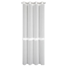 FIRANA GOTOWA ROXANA 140 X 250 CM BIAŁY