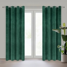 ZASŁONA GOTOWA VILLA 140 X 250 CM CIEMNOZIELONY