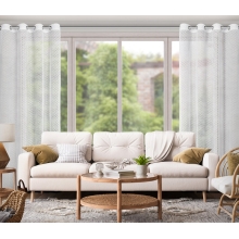 FIRANA GOTOWA CINDY 140 X 250 CM BIAŁY