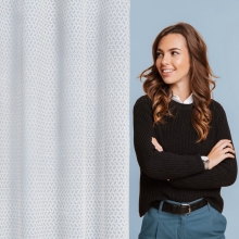 FIRANA GOTOWA CINDY 140 X 250 CM BIAŁY