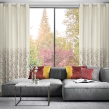 ZASŁONA GOTOWA TORI 140 X 250 CM KREMOWY