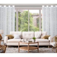 FIRANA GOTOWA BELLE 140 X 250 CM BIAŁY
