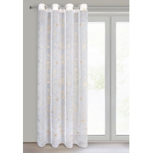 FIRANA GOTOWA BELLE 140 X 250 CM BIAŁY